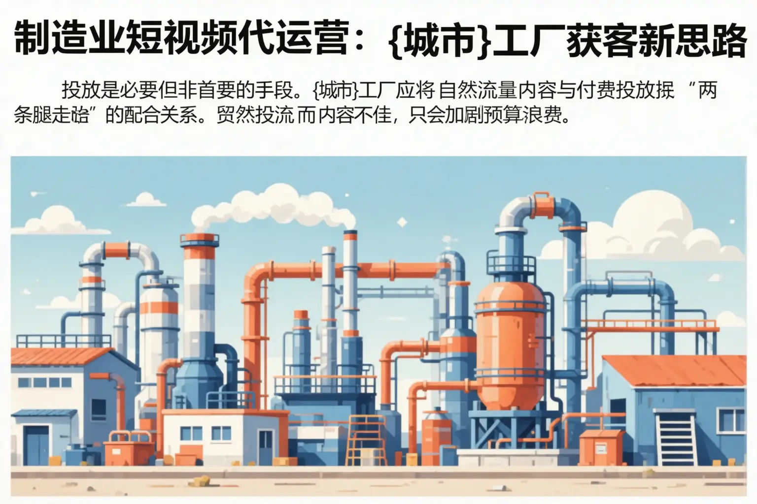制造业短视频代运营：满洲里工厂获客新思路